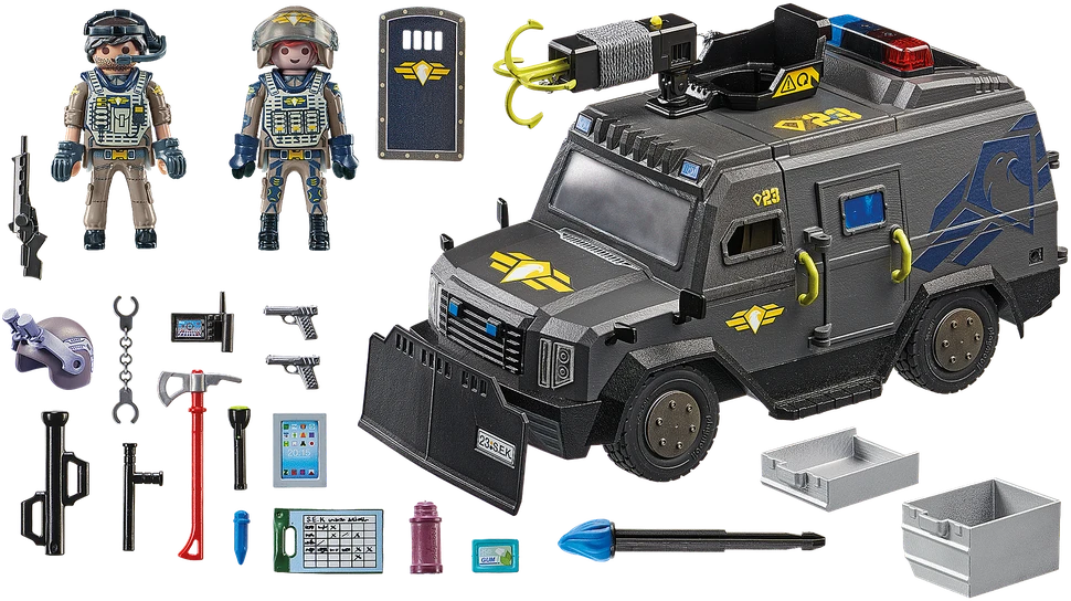 PLAYMOBIL CITY ACTION Specialiųjų pajėgų visureigis 71144