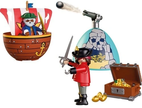 PLAYMOBIL - Žaislinis kiaušinis: piratai (72100)