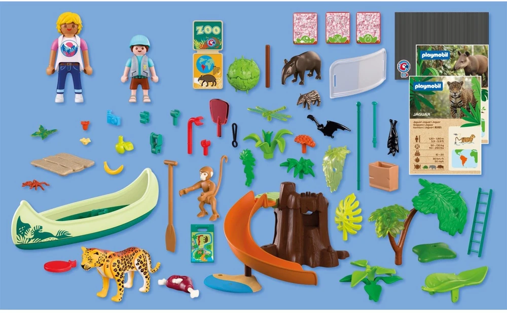 Playmobil Animals & Friends 72071 Zoologijos sodas: Džiunglių nuotykiai