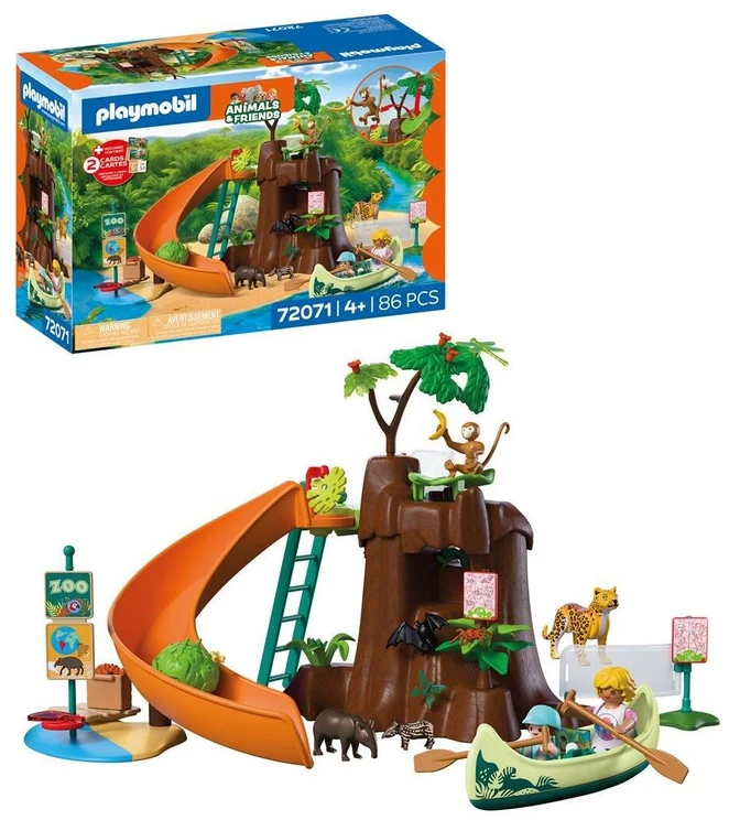 Playmobil Animals & Friends 72071 Zoologijos sodas: Džiunglių nuotykiai