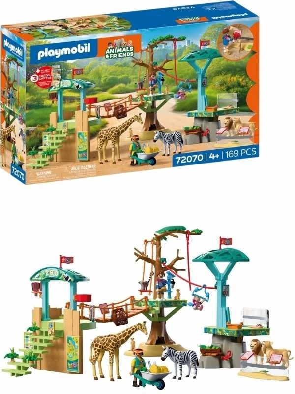 Playmobil Animals &amp; Friends 72070 Zoo: laukinės gamtos laipiojimo parkas