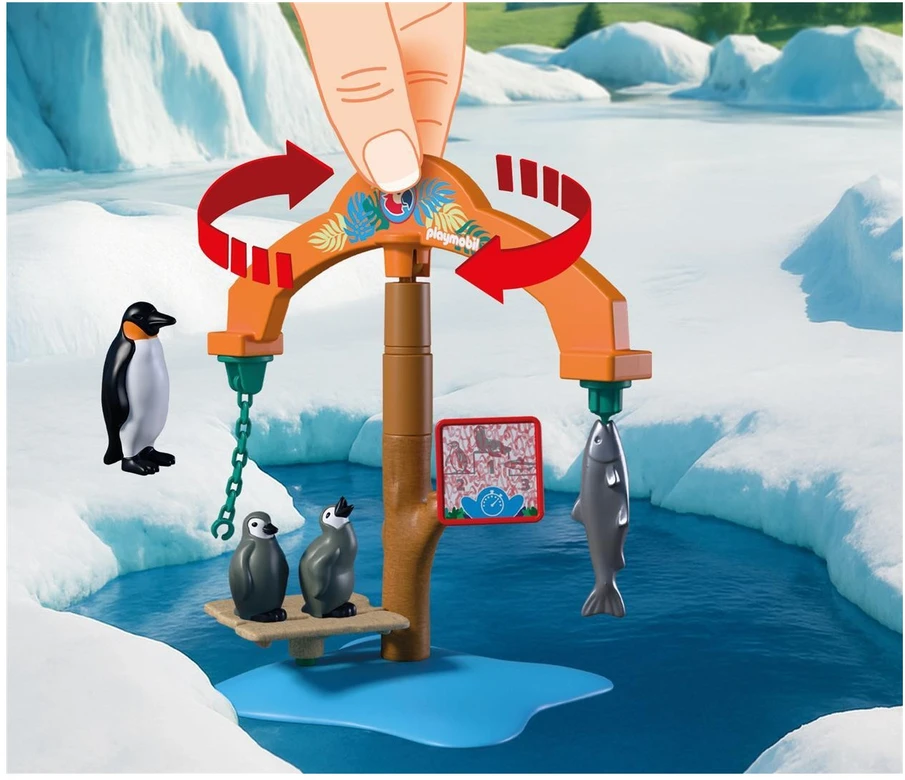PLAYMOBIL - Zoologijos sodas: Ledo ekspedicija (72073)