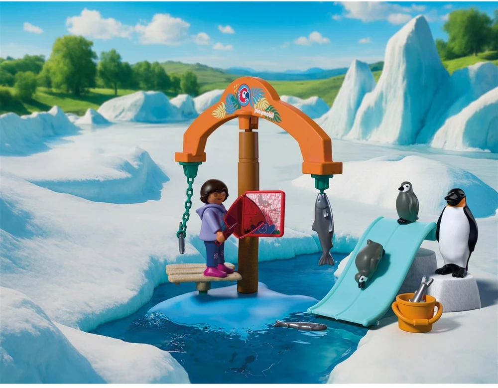 PLAYMOBIL - Zoologijos sodas: Ledo ekspedicija (72073)