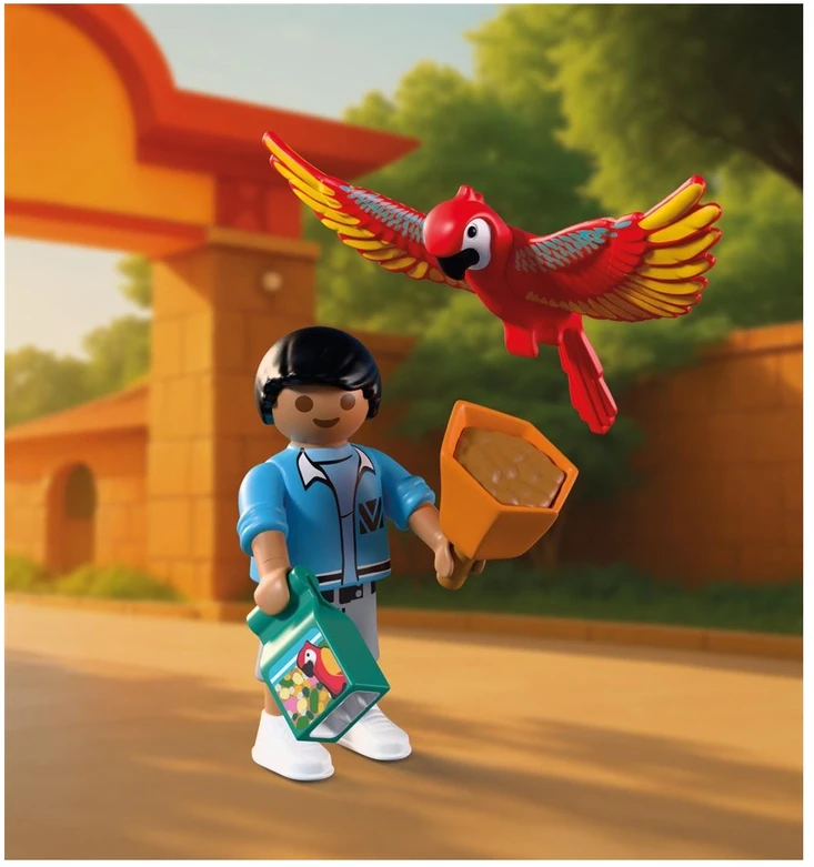 PLAYMOBIL - Zoologijos sodas: Talismanas (72074)