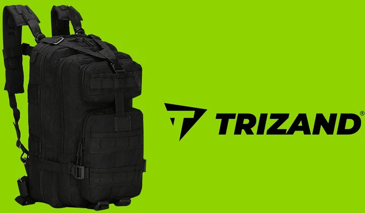 Trizand Karinė kuprinė XL juoda