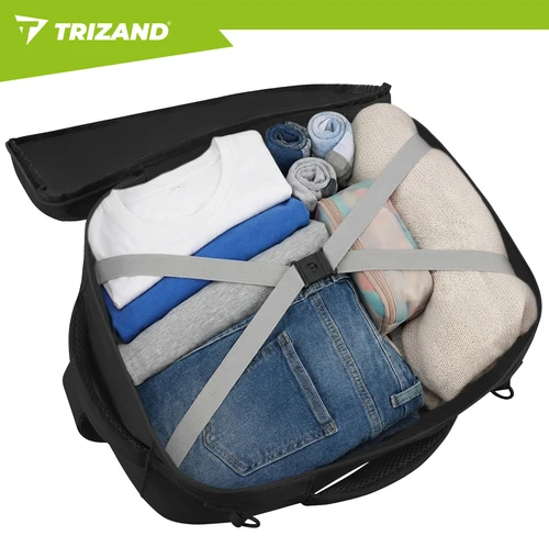 Trizand juodas 40x25x20cm hiking backpack