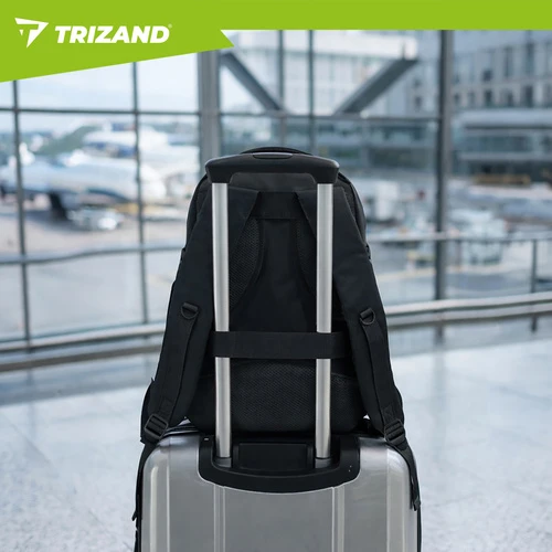 Trizand juodas 40x25x20cm hiking backpack
