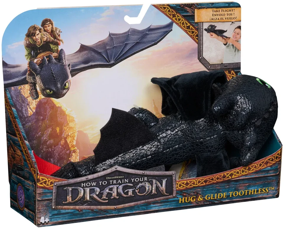 DRAGONS Pliušinis slibinas Bedantis, 30 cm