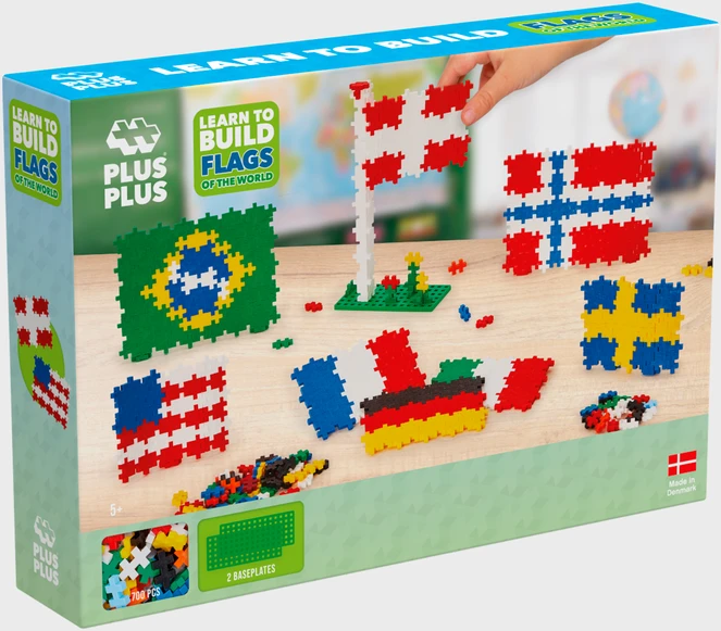 „Plus-Plus“ – išmokite kurti pasaulio vėliavas – (3932)