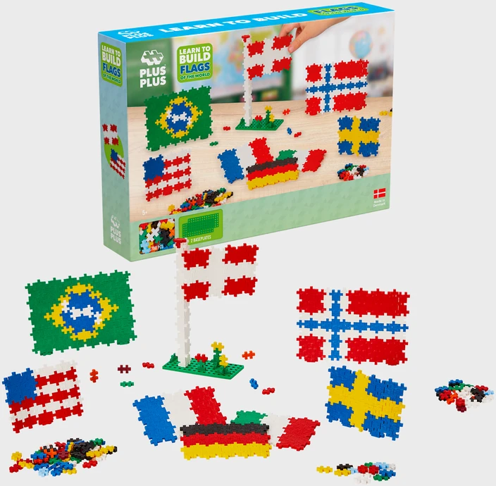 „Plus-Plus“ – išmokite kurti pasaulio vėliavas – (3932)
