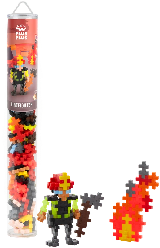„Plus-Plus“ – ugniagesių / 100 vnt. tūbelė (4294)