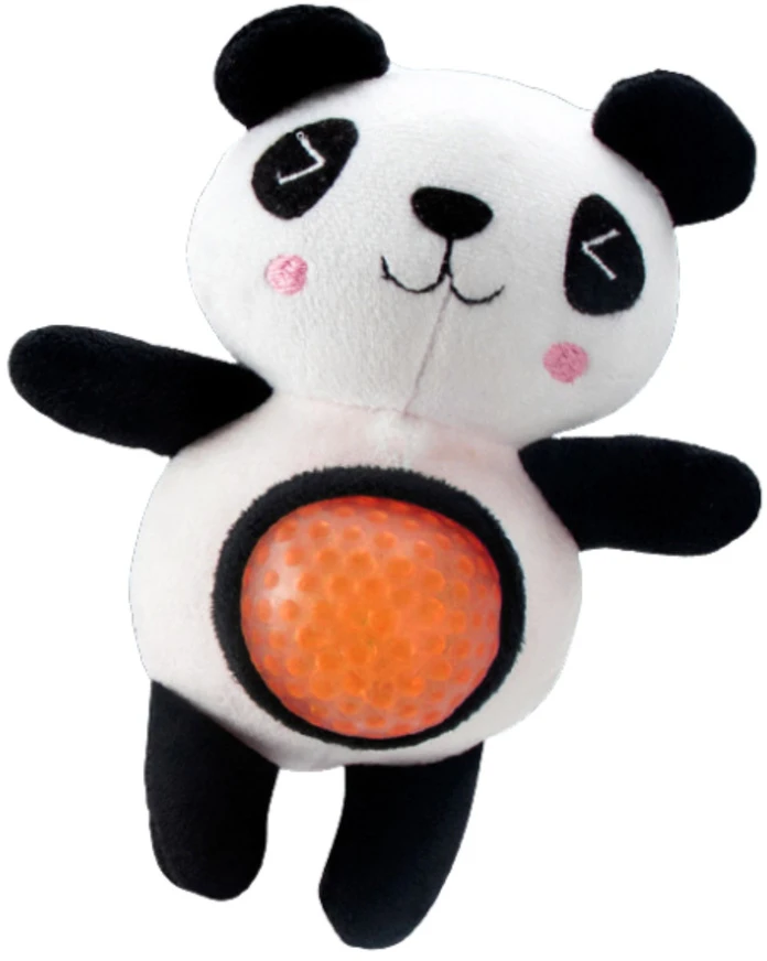 Lean Toys Spaudžiamas žaislas su vandens rutuliukais pilve, 17 cm