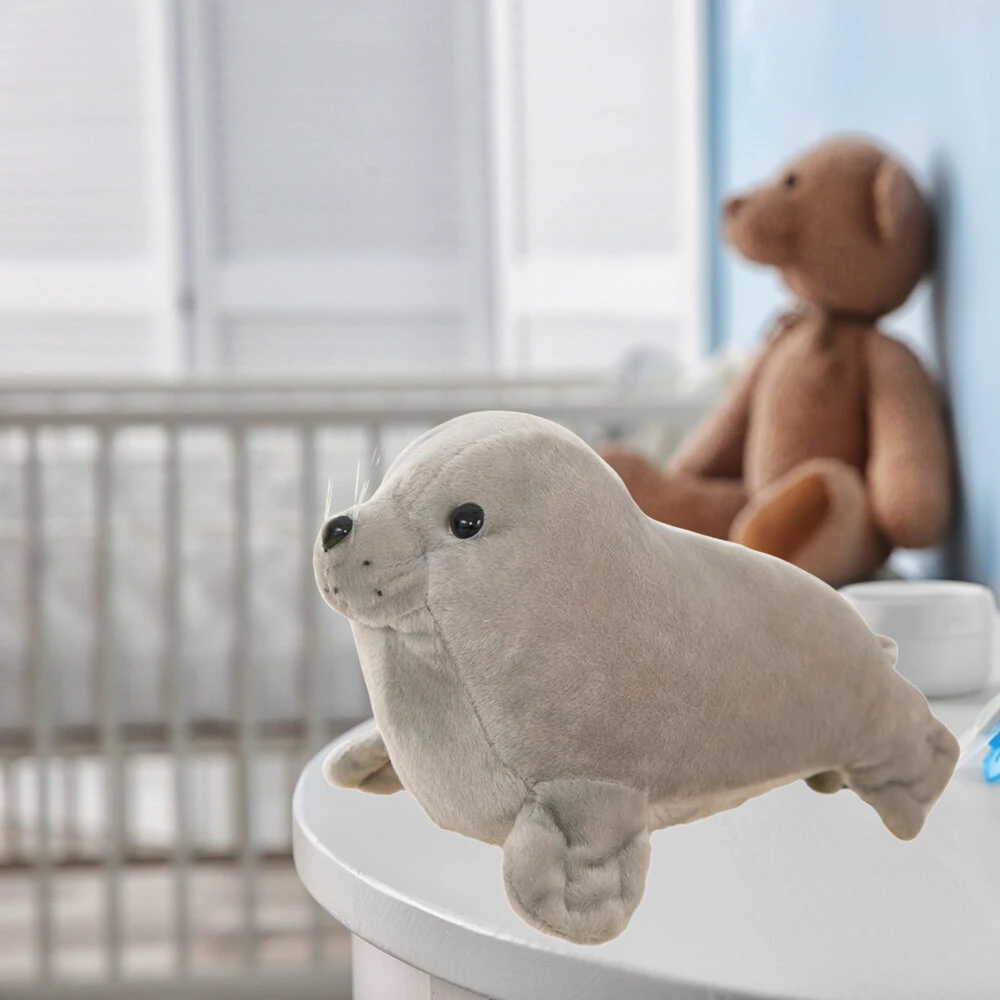 Lean Toys Pliušinis Pilkas Ruonis, 20 cm