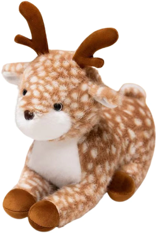 Lean Toys Pliušinis žaislas - elnias, 25 cm aprašymas - Prekės nuotrauka