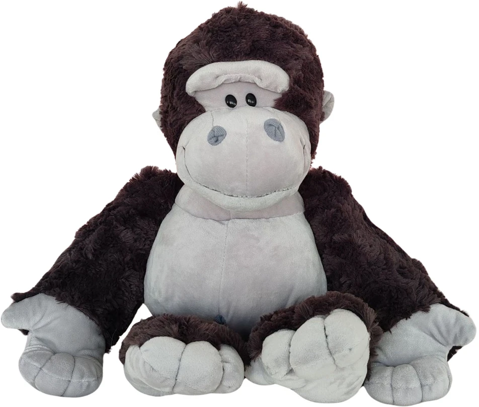 Lean Toys Pliušinis žaislas - gorila, 22 cm aprašymas - Prekės nuotrauka