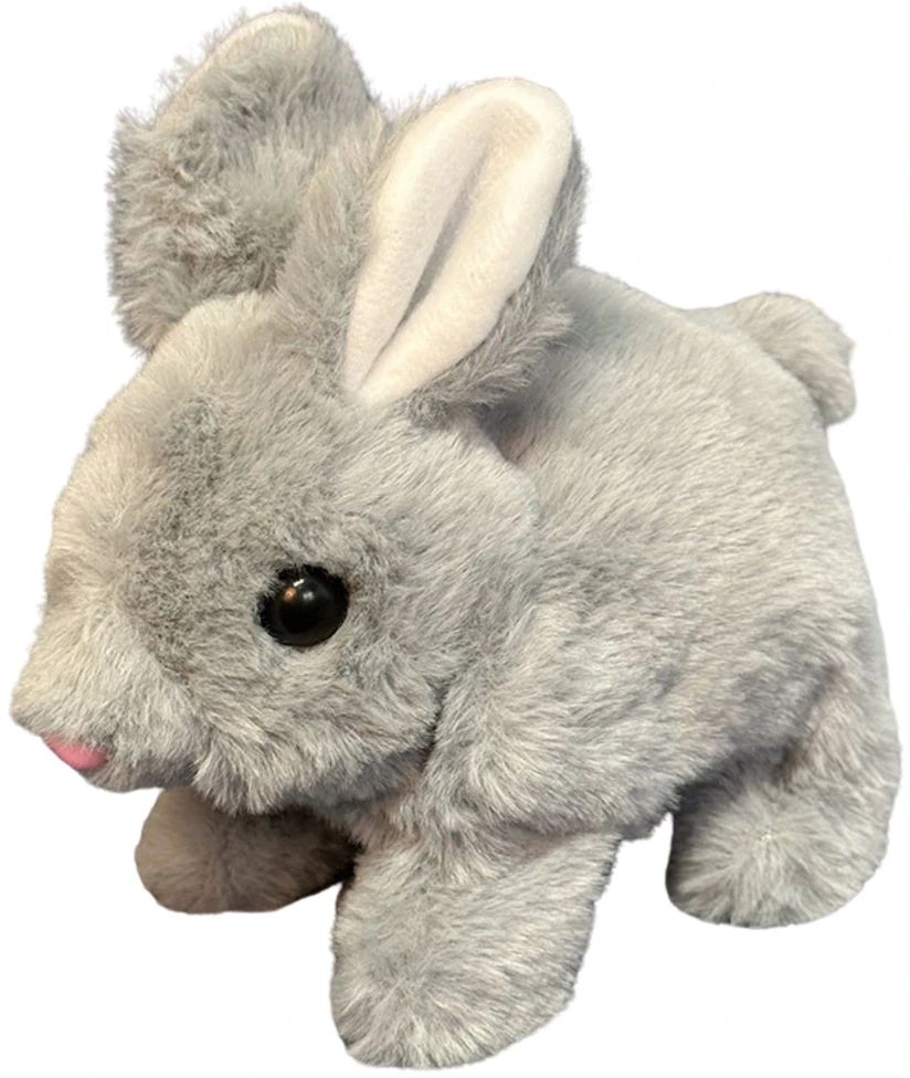 Lean Toys Pliušinis žaislas - zuikutis, 18 cm aprašymas - Prekės nuotrauka