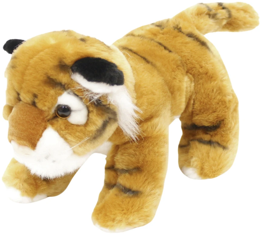 Lean Toys Pliušinis žaislas - tigras, 25 cm aprašymas - Prekės nuotrauka