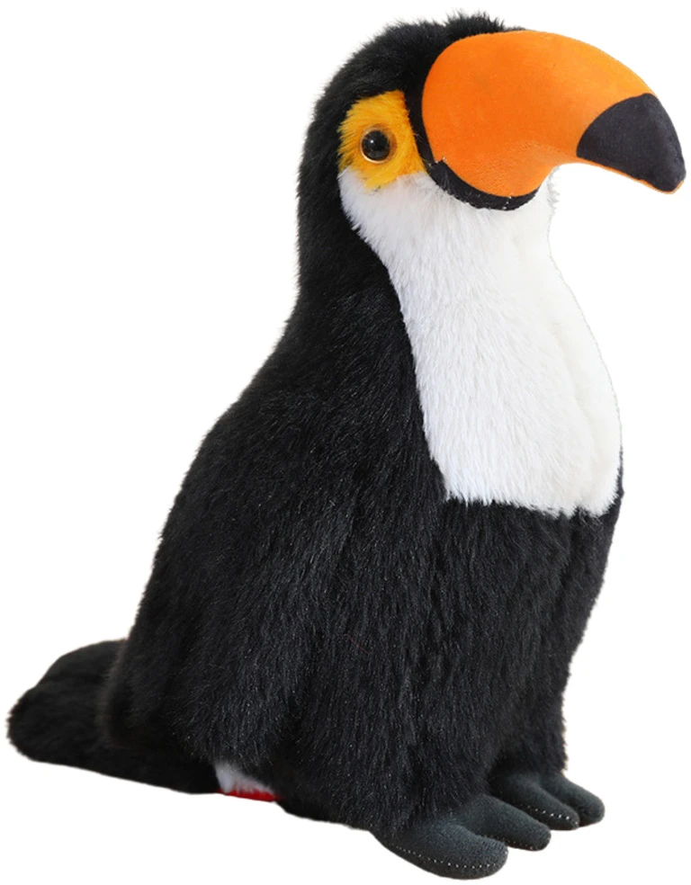 Lean Toys Pliušinis tukanas 20 cm