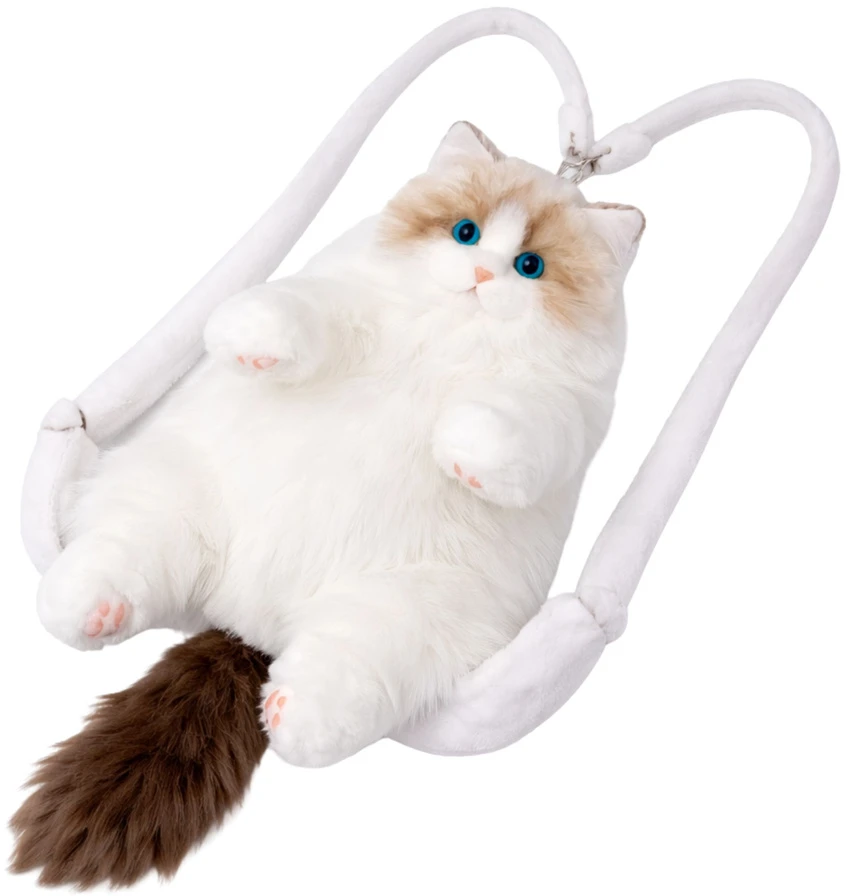 Lean Toys Pliušinė kuprinė 50 cm