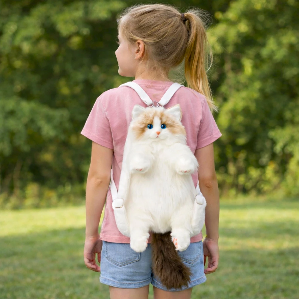 Lean Toys Pliušinė kuprinė 50 cm