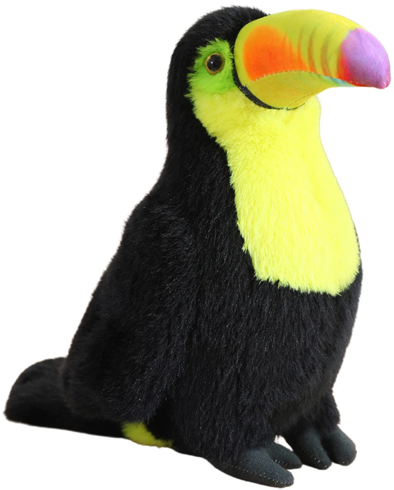 Lean Toys Pliušinis tukanas, 20 cm