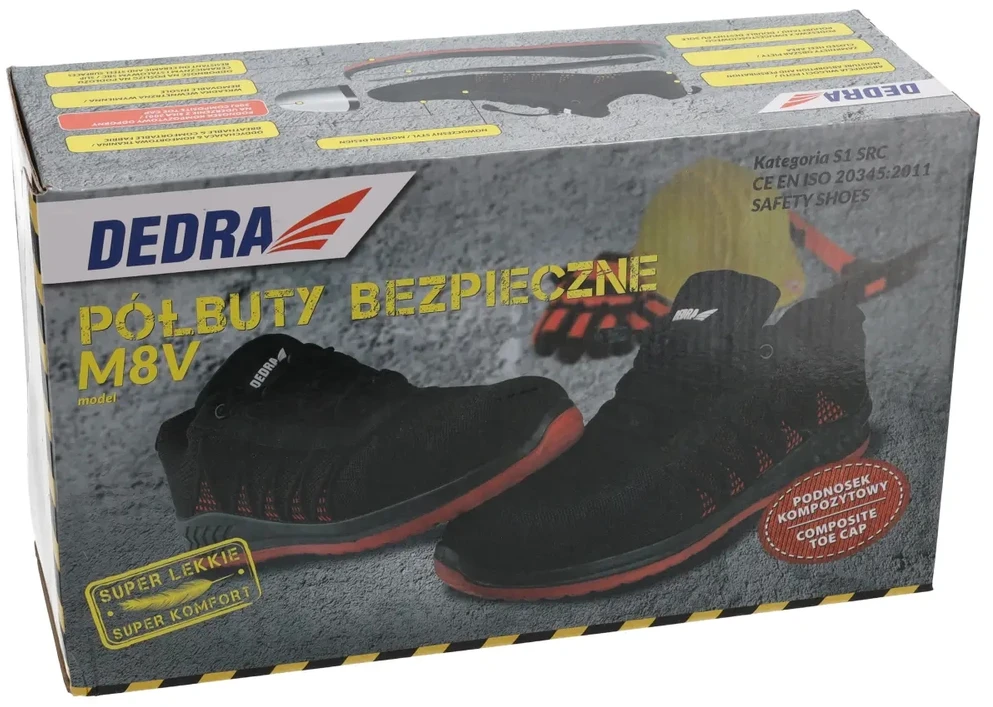 Dedra Apsauginiai pusbaiai M8 dydis 42 kat S1 SRC