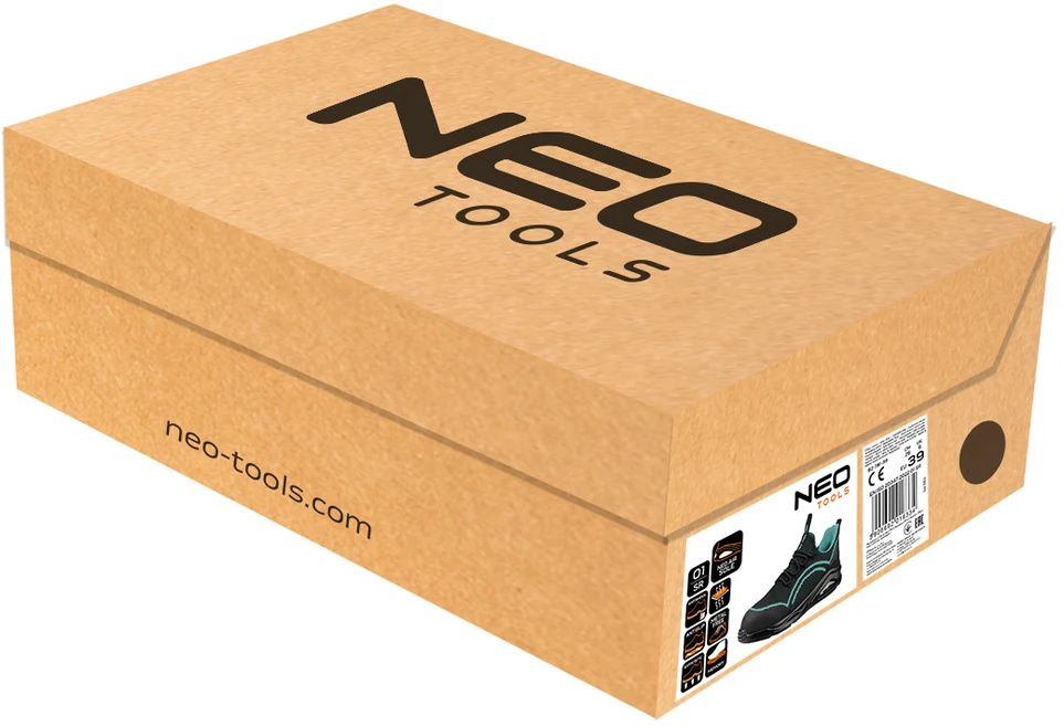 Neo Tools Półbuty O1 SR Neo Air profesionalūs batai, mėlyni, 44 dydis