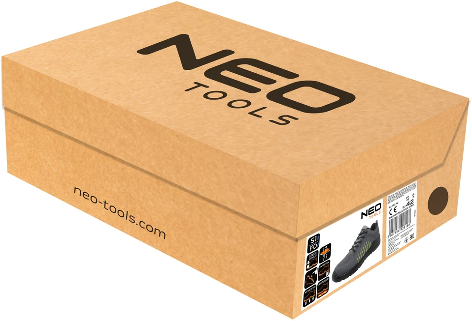Neo Tools Półbuty S1 FO darbo batai, plienine nosimi, 42 dydis