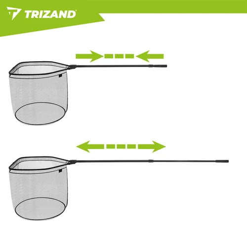 Trizand 230 cm teleskopinis žvejybos graibštas