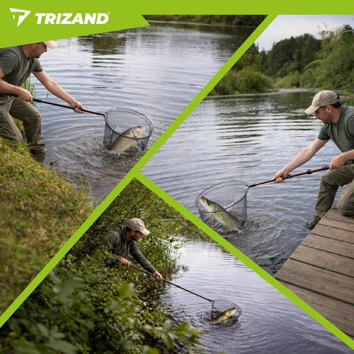 Trizand 335 cm teleskopinis žvejybos graibštas