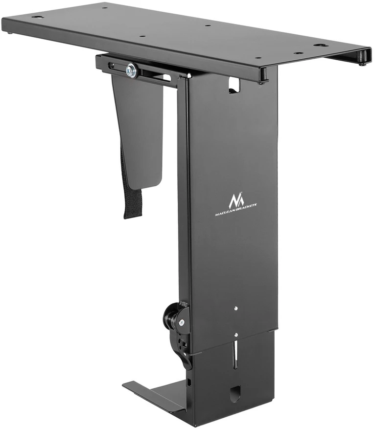 Maclean MC-885 B Po stalinio kompiuterio laikiklis Juodas Reguliuojamas maks. 10 kg.