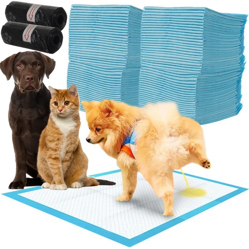 Purlov Absorbent hygienic pad - 100 pcs + bags