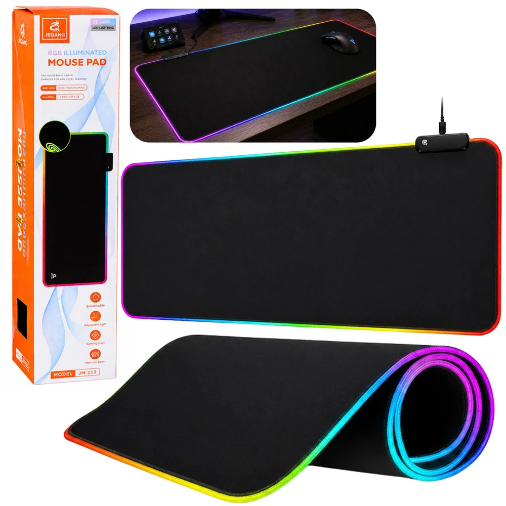 Lean LED Apšvietimo Žaidimų Pelės Kilimėlis 30x80cm