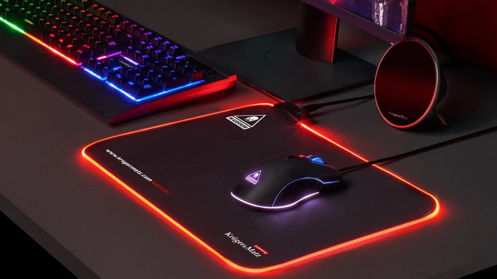 Kruger & Matz Warrior LED pelės kilimėlis