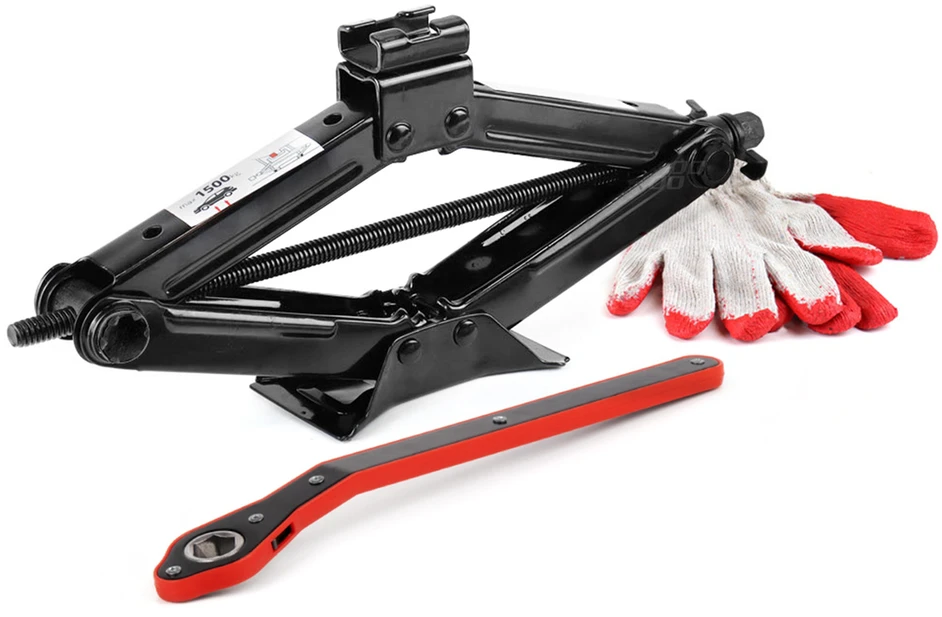 Trapezinis keltuvas 1500 kg su rankena ir pirštinėmis, AMIO-02478