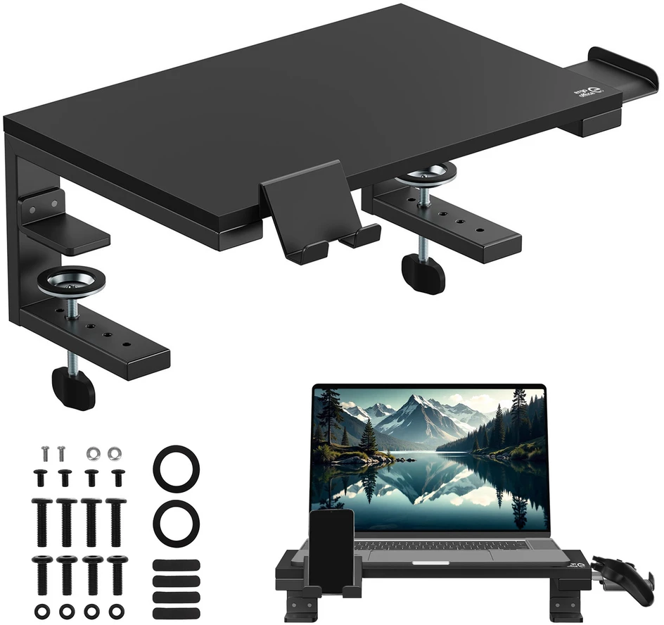 Ergo Office laptop / monitorius stand, max. load 20kg, for diag. 13-32", juodas, ER-303 B