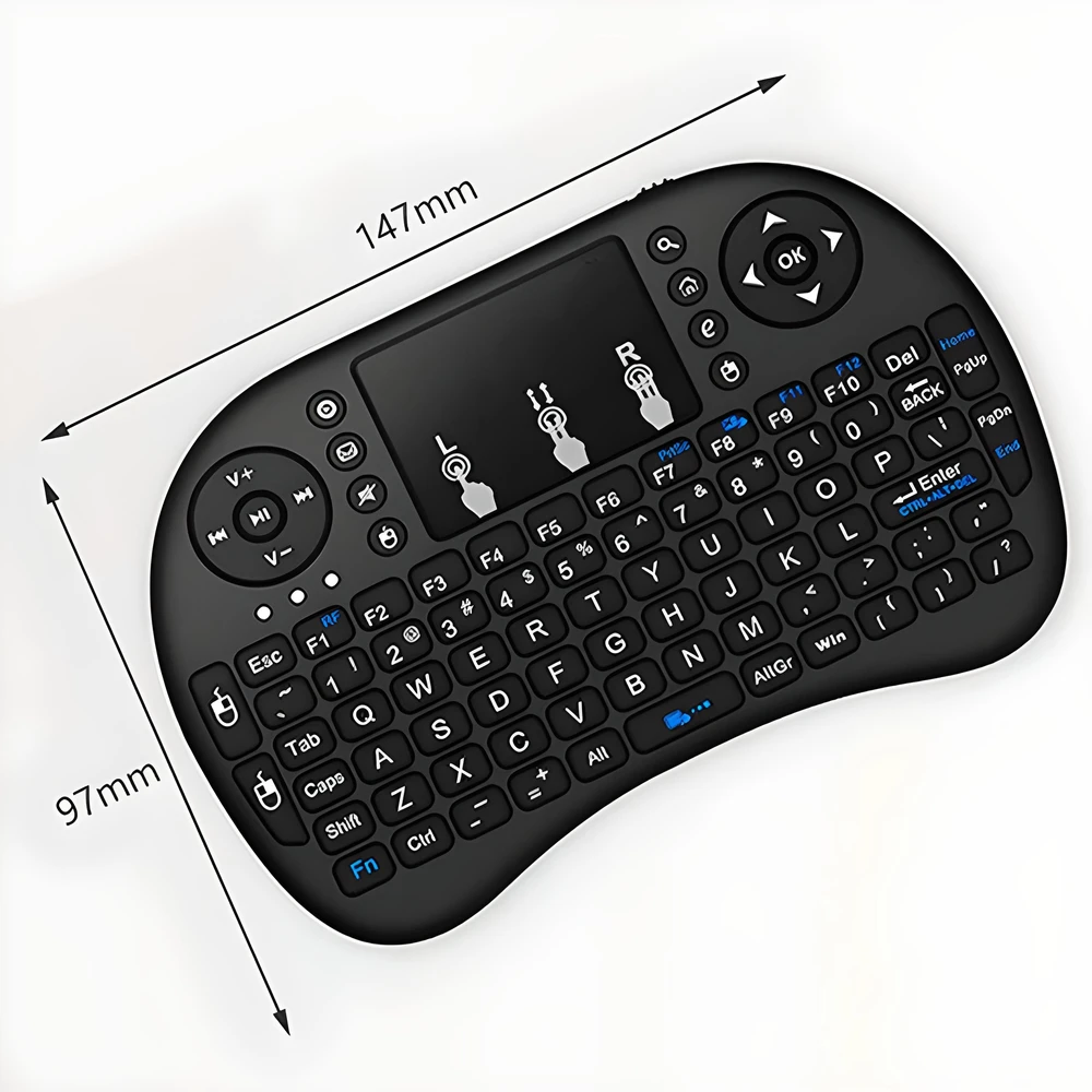Podświetlana Mini klaviatūra TouchGlow