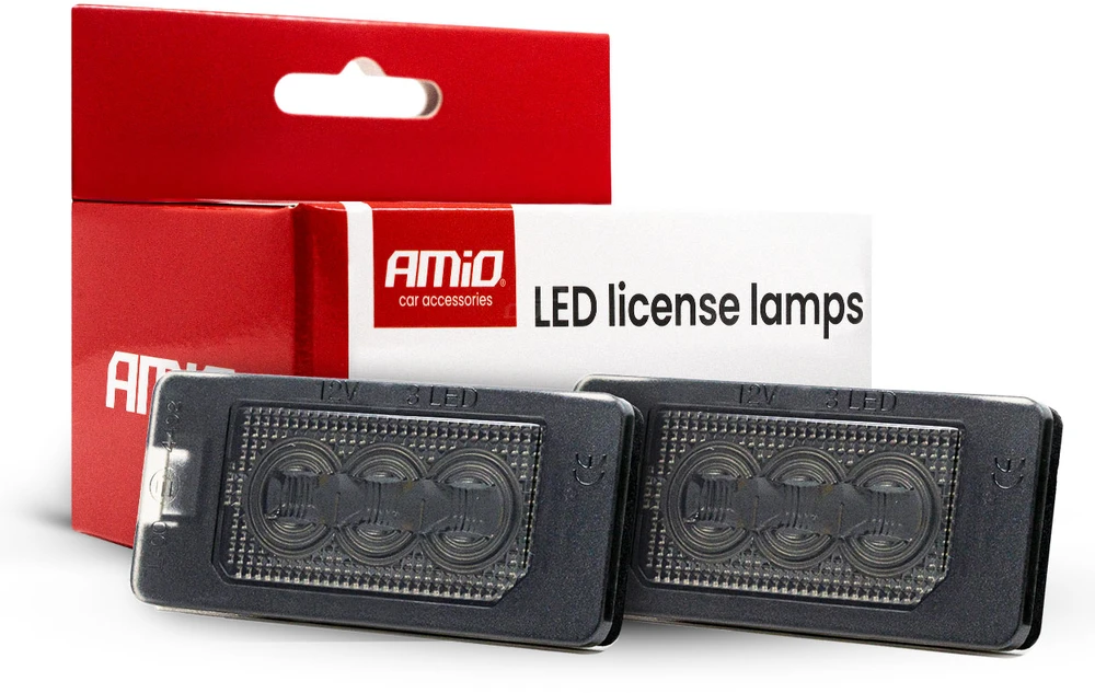 Amio LED numerio ženklo apšvietimas Smoked CLP02 HP BMW