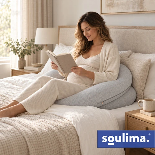Soulima C-shaped pregnancy pillow