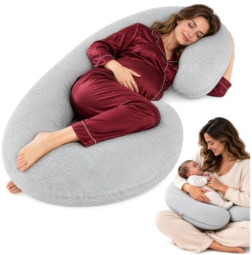 Soulima C-shaped pregnancy pillow