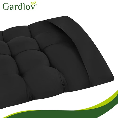 Gardlov juodas dygsniuotas sodo gulto pagalvėlė
