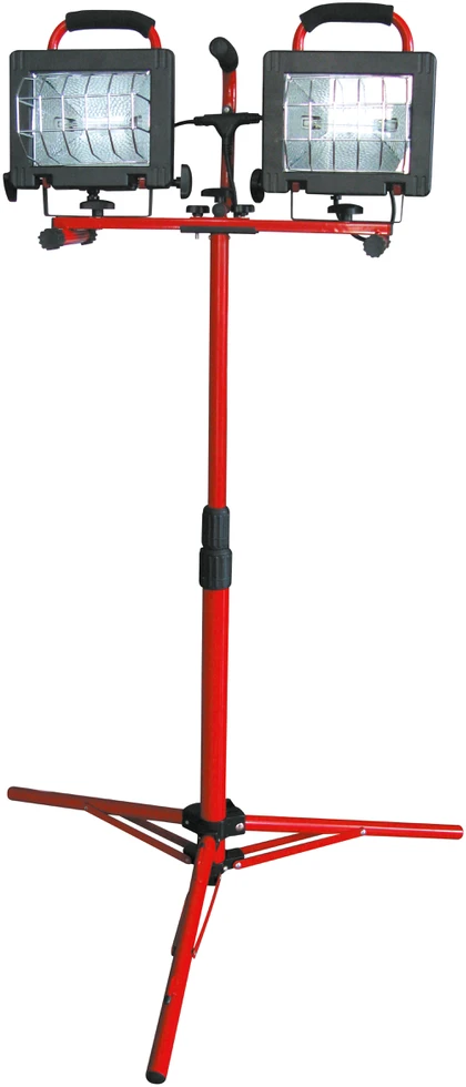 Podwójna Dviguba halogeninė lempa, trikojis, nešiojama, 2x500w, CE Proline