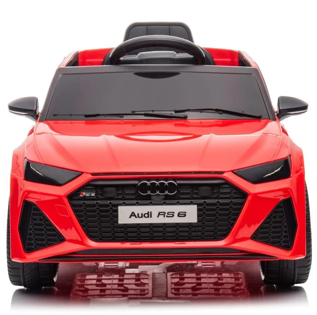 Lean Cars Elektrinis automobilis Audi RS6 BRD-2118, raudonas