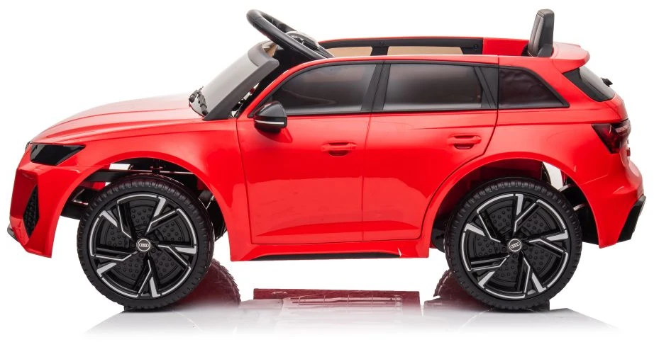 Lean Cars Elektrinis automobilis Audi RS6 BRD-2118, raudonas