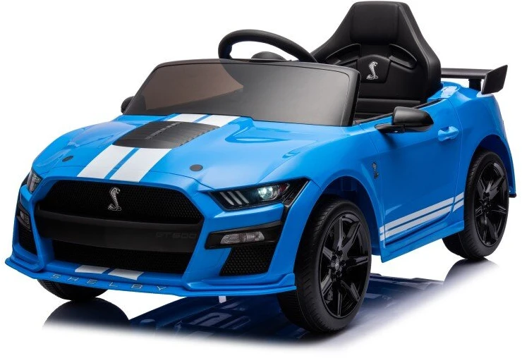 Lean Cars Lean Toys Elektromobilis vaikams Ford Mustang GT500 Shelby, Mėlynos spalvos