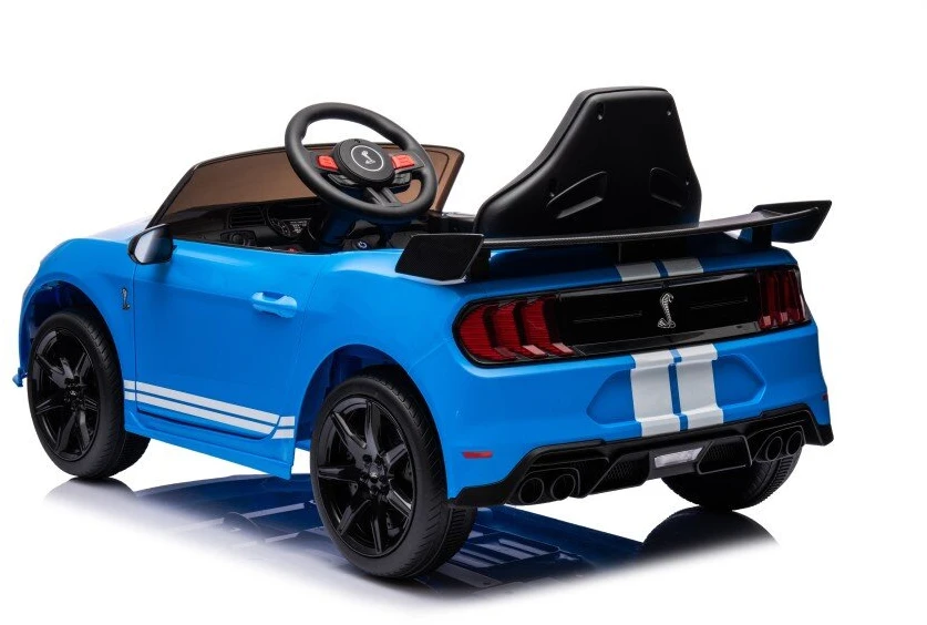 Lean Cars Lean Toys Elektromobilis vaikams Ford Mustang GT500 Shelby, Mėlynos spalvos