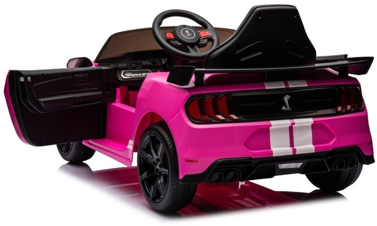 Lean Cars Lean Toys Elektromobilis vaikams Ford Mustang GT500 Shelby, Rožinės spalvos