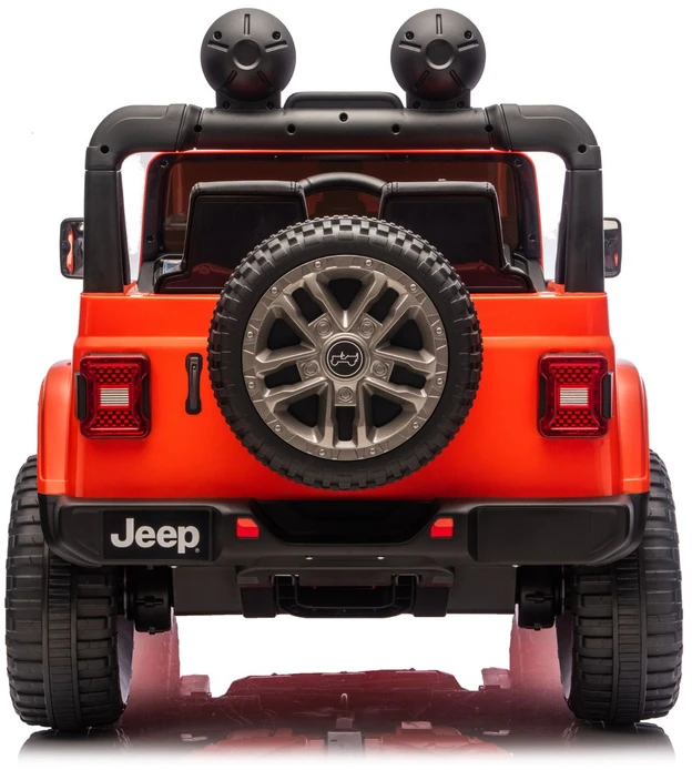 Lean Cars Oranžinis elektrinis automobilis Jeep Rubicon DK-JWR556