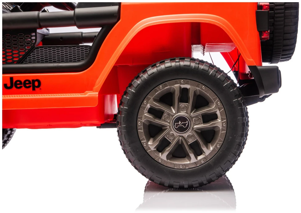 Lean Cars Oranžinis elektrinis automobilis Jeep Rubicon DK-JWR556
