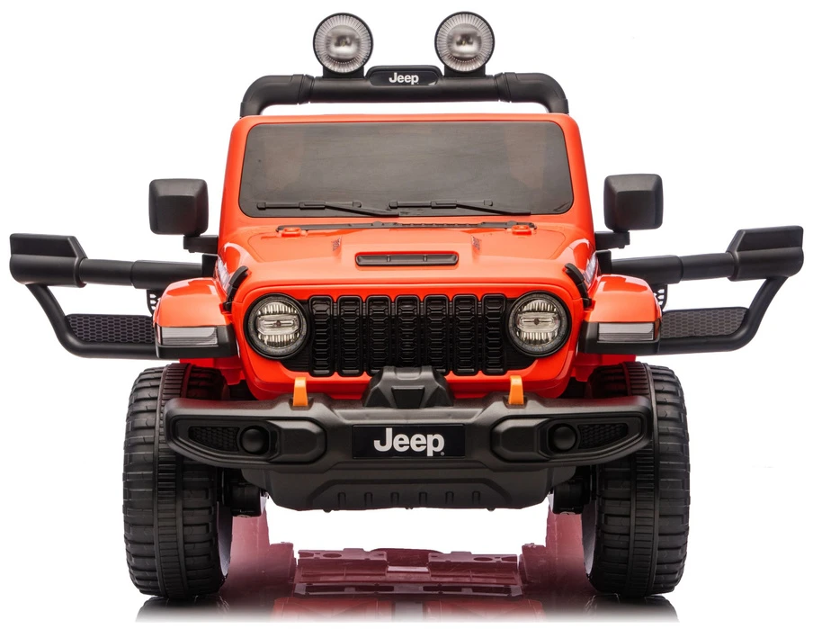 Lean Cars Oranžinis elektrinis automobilis Jeep Rubicon DK-JWR556